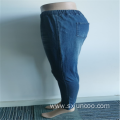 Skin-friendly Woven Long Pants Cotton Spandex Women's Jeans